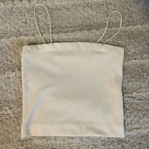 American Eagle White Crop Top